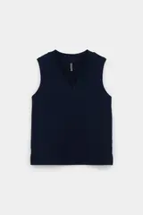 жилет  для девочки  К 302490/1/индиго