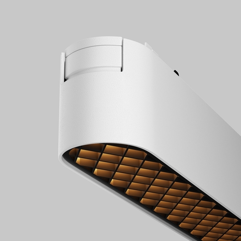 Трековый светильник Maytoni Basis grid TR084-1-12W3K-W