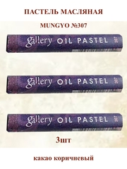 Пастель масляная мягкая профессиональная MUNGYO Gallery Какао Коричневый №307 (3шт)