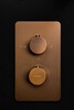 Boheme 134-3-BRB Смеситель встроенный с термостатом 3-х проходной CELL BRUSHED BRONZE