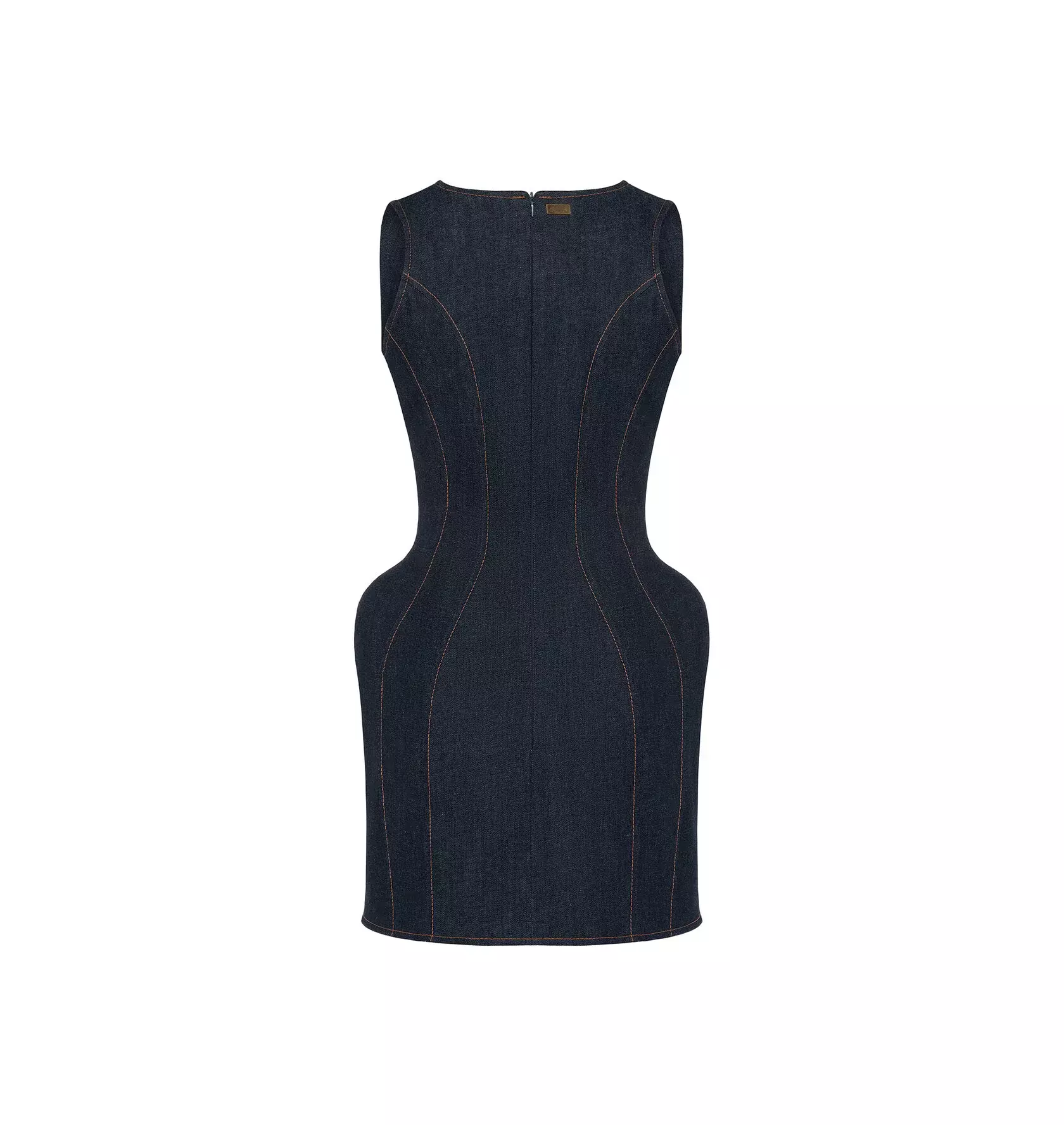 Платье джинсовое мини