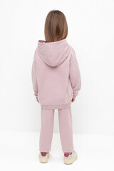 брюки  для девочки  КР 400781/розово-сиреневый