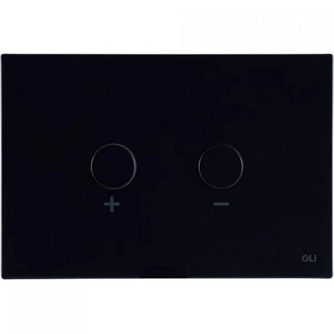 Oli 887191 Панель пневм. двойная BLINK, черный MATT, сталь, OLI