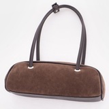 Сумка Саломея 2038 эко-замша шоколад