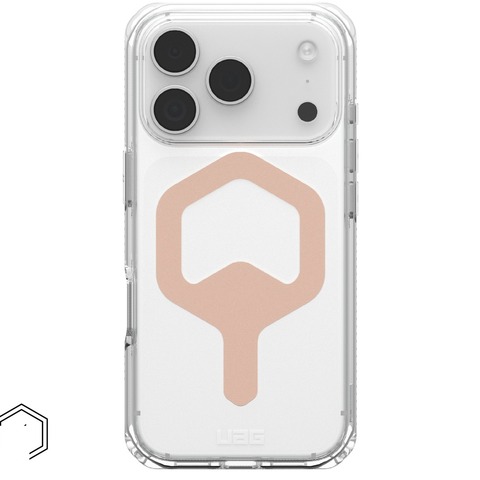 Чехол Uag Plyo Case для iPhone 17 Pro, Розовое золото | Ice/Rose Gold