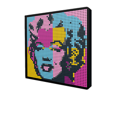Набор для творчества Wanju pixel ART картина мозаика пиксель арт - Мэрилин Монро Marilyn Monroe 2603 детали круглые M0005