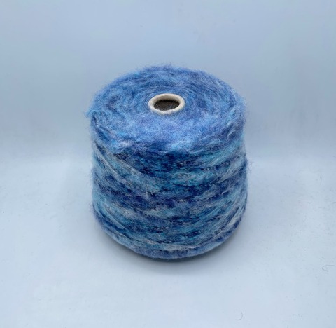 Linea Piu (пр.Италия), art.Dikson, 230м/100гр. 22%Альпака 22% Мохер 12%Полиамид  44%Акрил, цвет-Голубой мультиколор,арт.30885