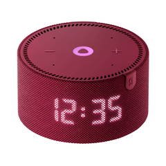 Умная колонка Яндекс Станция Мини (с часами), Красный гранат