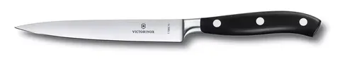 Нож кухонный кованый Victorinox универсальный, лезвие 15 см, черный (7.7203.15G)