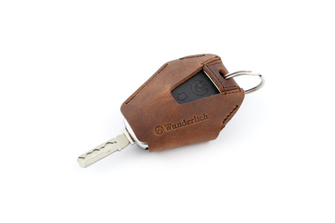 Чехол для ключей Wunderlich Keyless Ride, натуральная кожа, коричневый