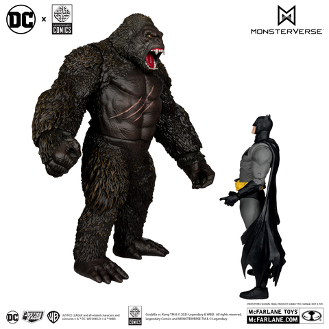 Фигурки набор Бэтмен против Конга Justice League vs. Godzilla vs. Kong