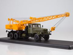 KRAZ-257 Truck crane KS-4561 khaki-yellow 1:43 Start Scale Models (SSM)