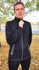Утеплённый лыжный костюм ArsWear Black Training со спиной мужской