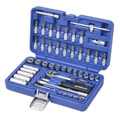 Набор головок торцевых КОБАЛЬТ с трещоткой 1/4