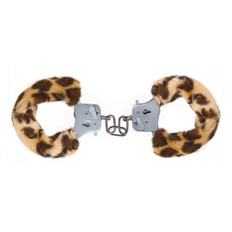 Наручники с леопардовым мехом Furry Fun Cuffs Leopard - Toy Joy Classics 3006009507