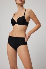 Трусы высокие впитывающие YSABEL MORA 19693 High waist_Черный