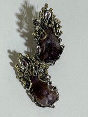 Мелодит (серьги из серебра)