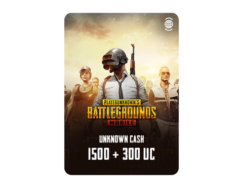 Игровая валюта PUBG Mobile 1500 + 300 UC [Цифровая версия]