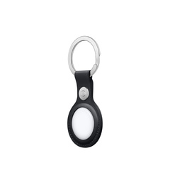 Кожаный брелок Apple AirTag Leather Key Ring Midnight (MMF93ZM/A)