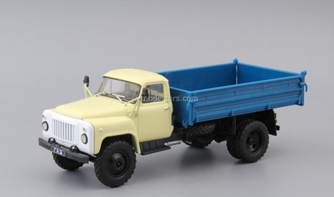 GAZ-SAZ-53B dump truck beige-blue 1:43 DeAgostini Auto Legends USSR Trucks #44