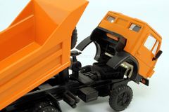 KAMAZ-5511 horizontal body ribs orange Elecon 1:43 used