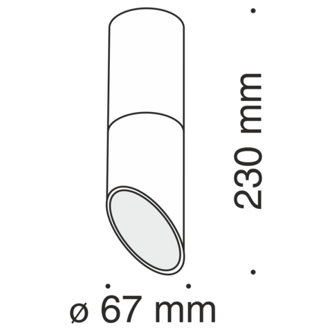 Потолочный светильник Technical Lipari C025CL-01B