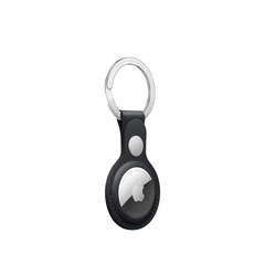 Кожаный брелок Apple AirTag Leather Key Ring Midnight (MMF93ZM/A)