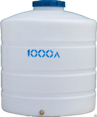 Ёмкость пластиковая пищевая АКПОЛ Н TR 1500 л. вертикальная транспортная (126x126x140см;30кг;белый) - арт.555049.11