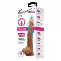 Фаллоимитатор с вибрацией и ротацией Beautiful Bodach (20×3,7 см)