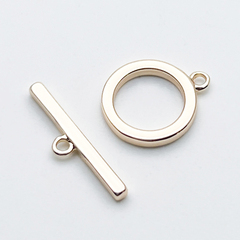 Замок-тоггл, цвет золото, размер 13*15 + 20*5 мм, цена за 1 шт