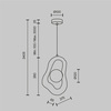 Подвесной светильник Maytoni Opus MOD380PL-01GR