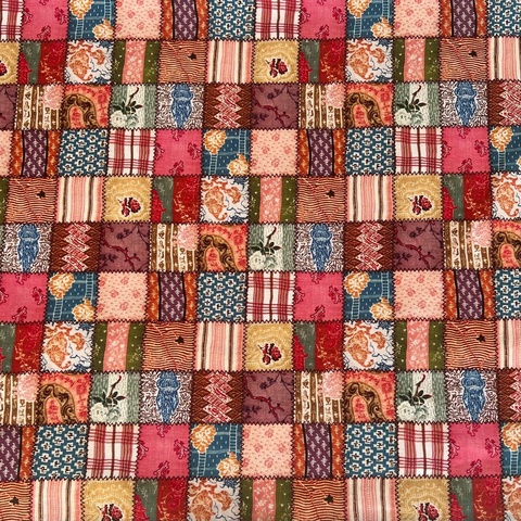 ЛОСКУТНОЕ ШИТЬЕ, МИНИ КВАДРАТЫ, 100% хлопок