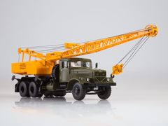 KRAZ-257 Truck crane KS-4561 khaki-yellow 1:43 Start Scale Models (SSM)