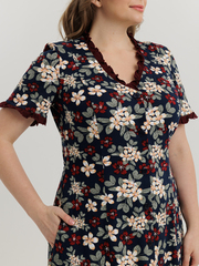 4549 Халат на пуговицах