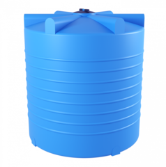 Емкость пищевая вертикальная Мультпласт K-5000 5000 л. вертикальная (1950x1950x2100см;115кг;синий) - арт.555434.9