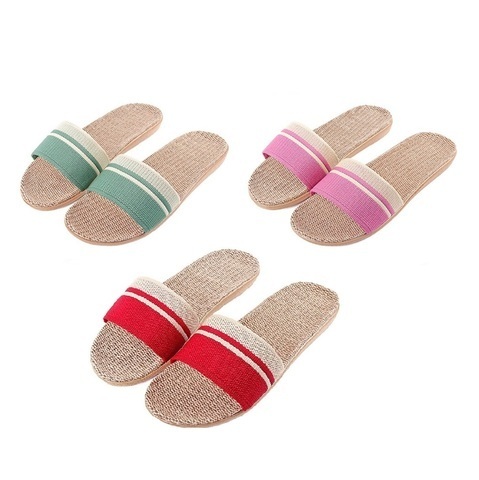 OKFAD Женские бамбуковые тапочки, 39-40р-р (полоска)