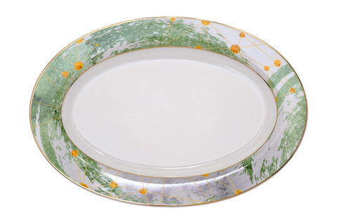 Тарелка овальная 30см Garda Decor Cometa