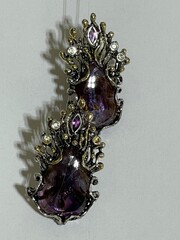 Мелодит (серьги из серебра)