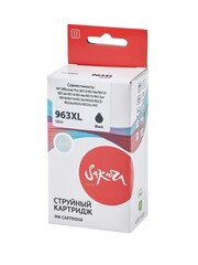 Струйный картридж Sakura 3JA30AE (№963XL Black) для HP OfficeJet Pro 9010, 9010e, 9012, 9012e, 9014, 9014e, 9015, 9015e, 9016, 9019, 9019e, 9020, 9022, 9022e, 9025, 9025e AIO, пигментный тип чернил, черный, 58 мл., 2000 к.