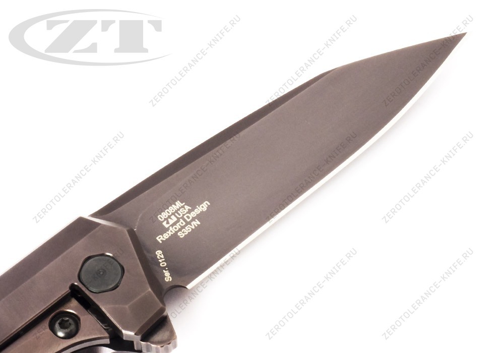 Нож Zero Tolerance 0808ML Rexford Molon Labe - фотография 