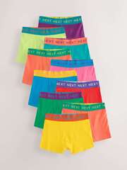 Трусы для мальчика Next AA9-676, 10 шт., Желтый, Красный, Зеленый