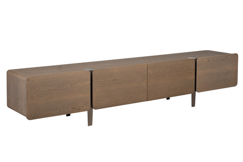 Тумба под телевизор 240х42х50см Garda Decor Smooth в скандинавском стиле