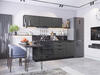 Прямая модульная кухня Фрейм-01 Stormy Silk - Graphite 1782*2300*600