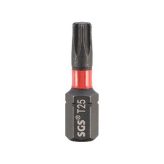 Бита T40 х25мм TORX Impact(ударная) S2 1шт SGS 6325-T40-IB