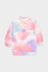 джемпер  для девочки  КР 302671-1/разноцветный спрей