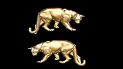 Два силиконовых молда набор Пума левая и правая