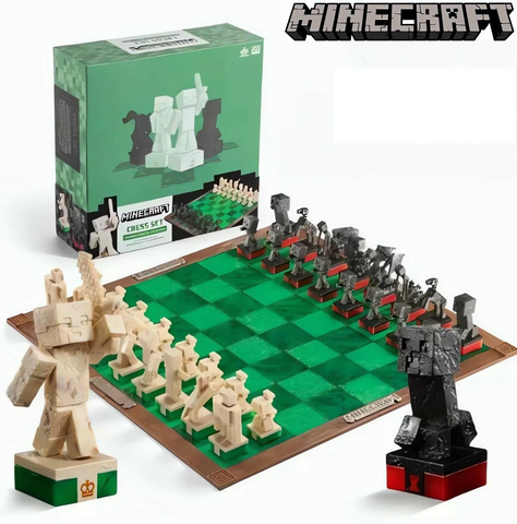 Настольная игра шахматы Майнкрафт