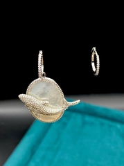 AE10609- Ассиметричные серьги 