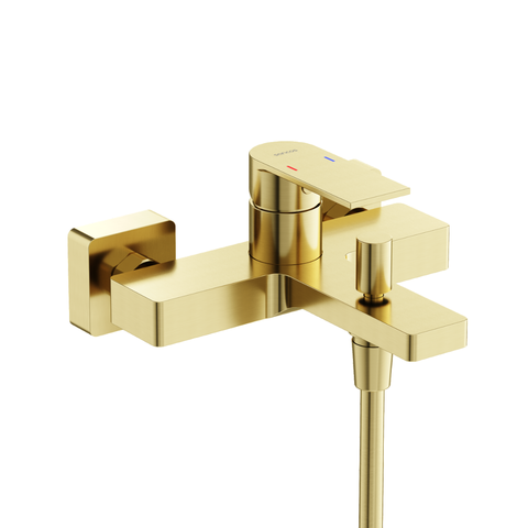 Sancos SC9018BG Смеситель для ванны и душа SANCOS Studio, брашированное золото, PVD покрытие,  арт. SC9018BG
