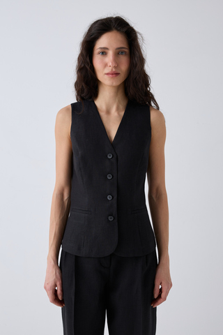 Жилет Мари изо льна 100%